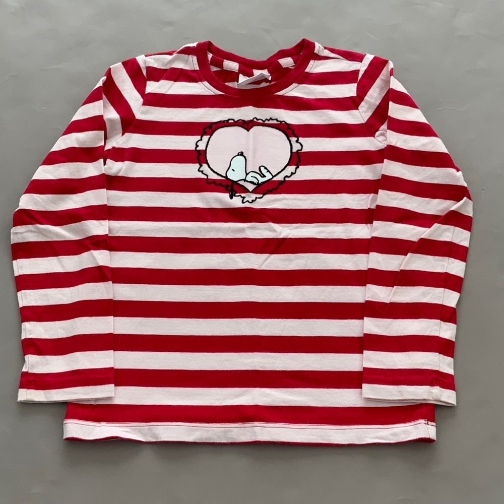 Hanna Andersson Snoopy Valentine shirt